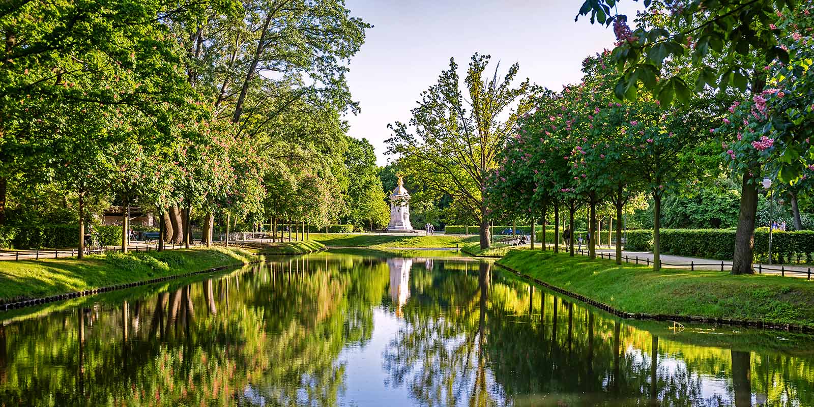 Blick in den Berliner Tiergarten 
