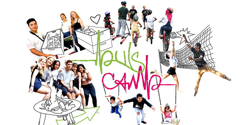 Visual des Puls Camps mit jungen Leuten