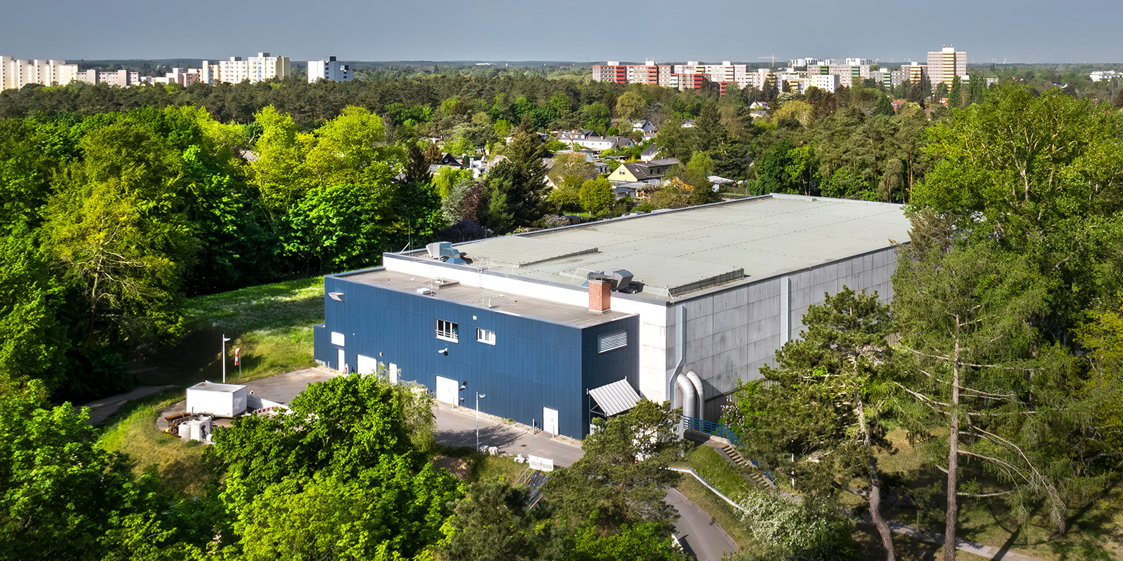 Wasserwerk Spandau aus der Luft