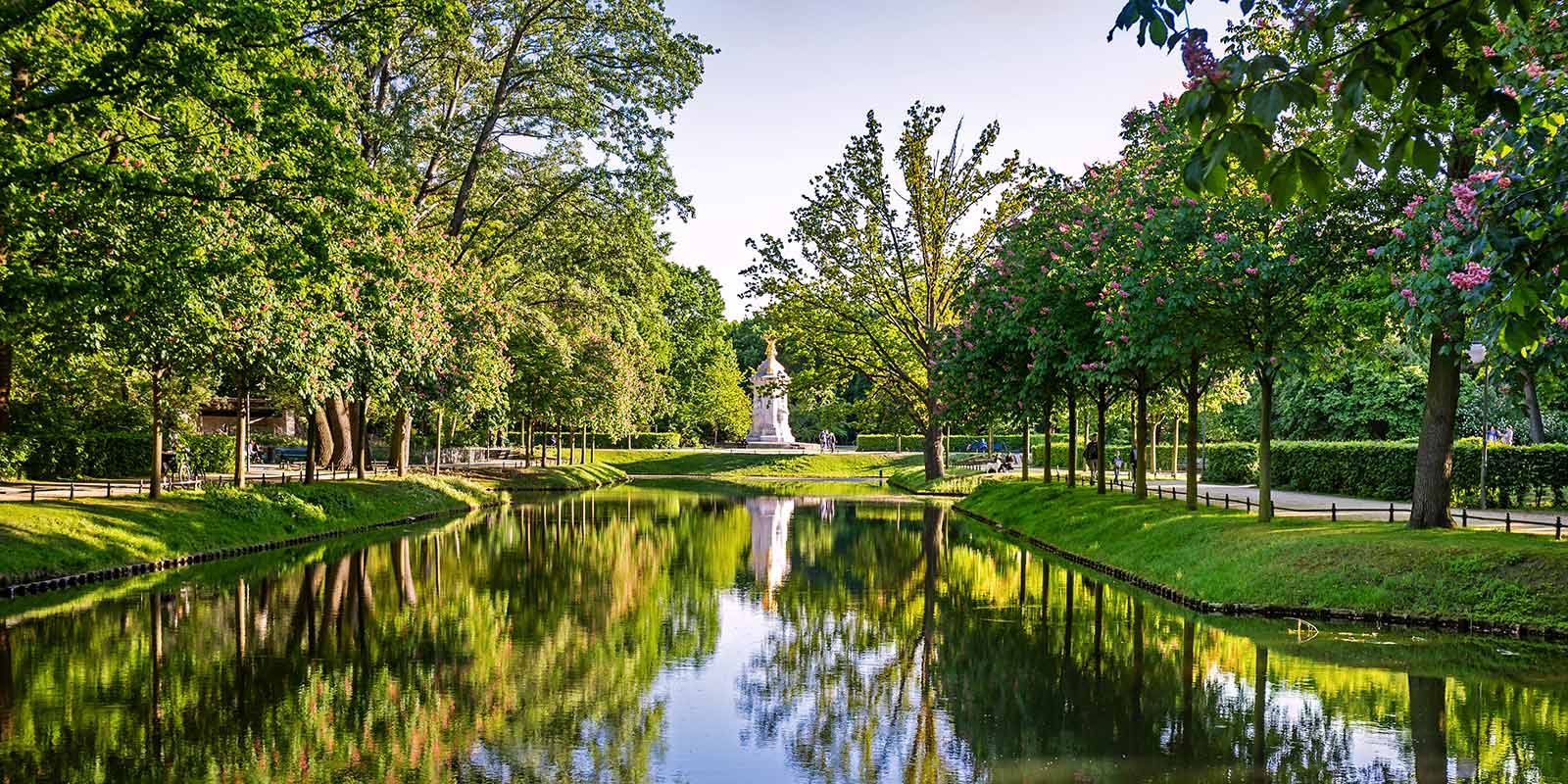 Blick in den Berliner Tiergarten 