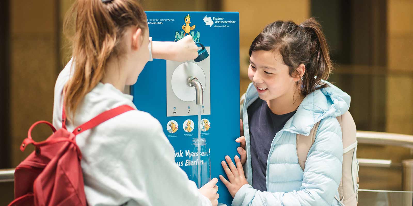 Wasserspender an Berliner Grundschulen