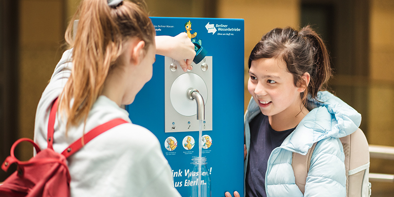 Wasserspender in der Schule