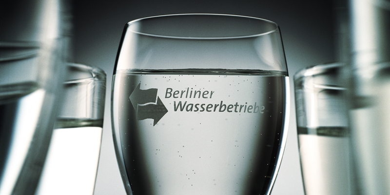 Gläser mit BWB-Logo