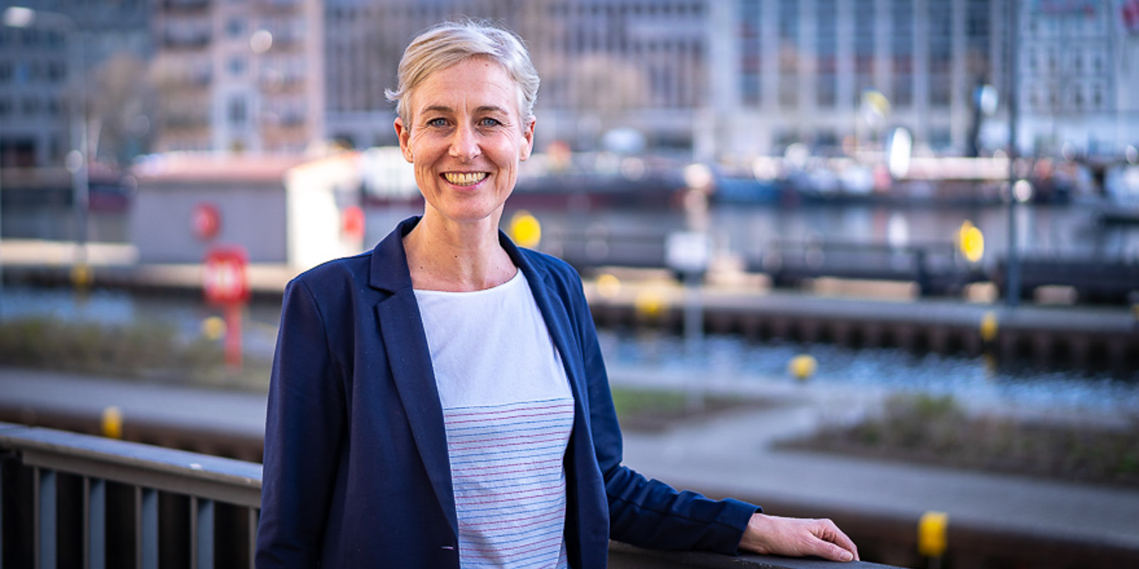 Eva Exner, Leiterin des Netzbaus im Bereich Planung und Bau