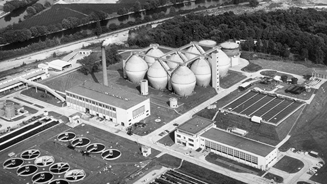 Sewage treatment plant in Ruhleben
