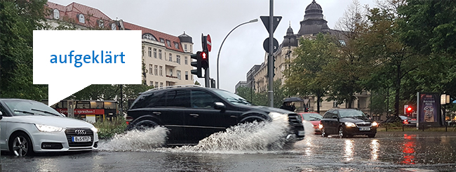 Starkregen in Berlin