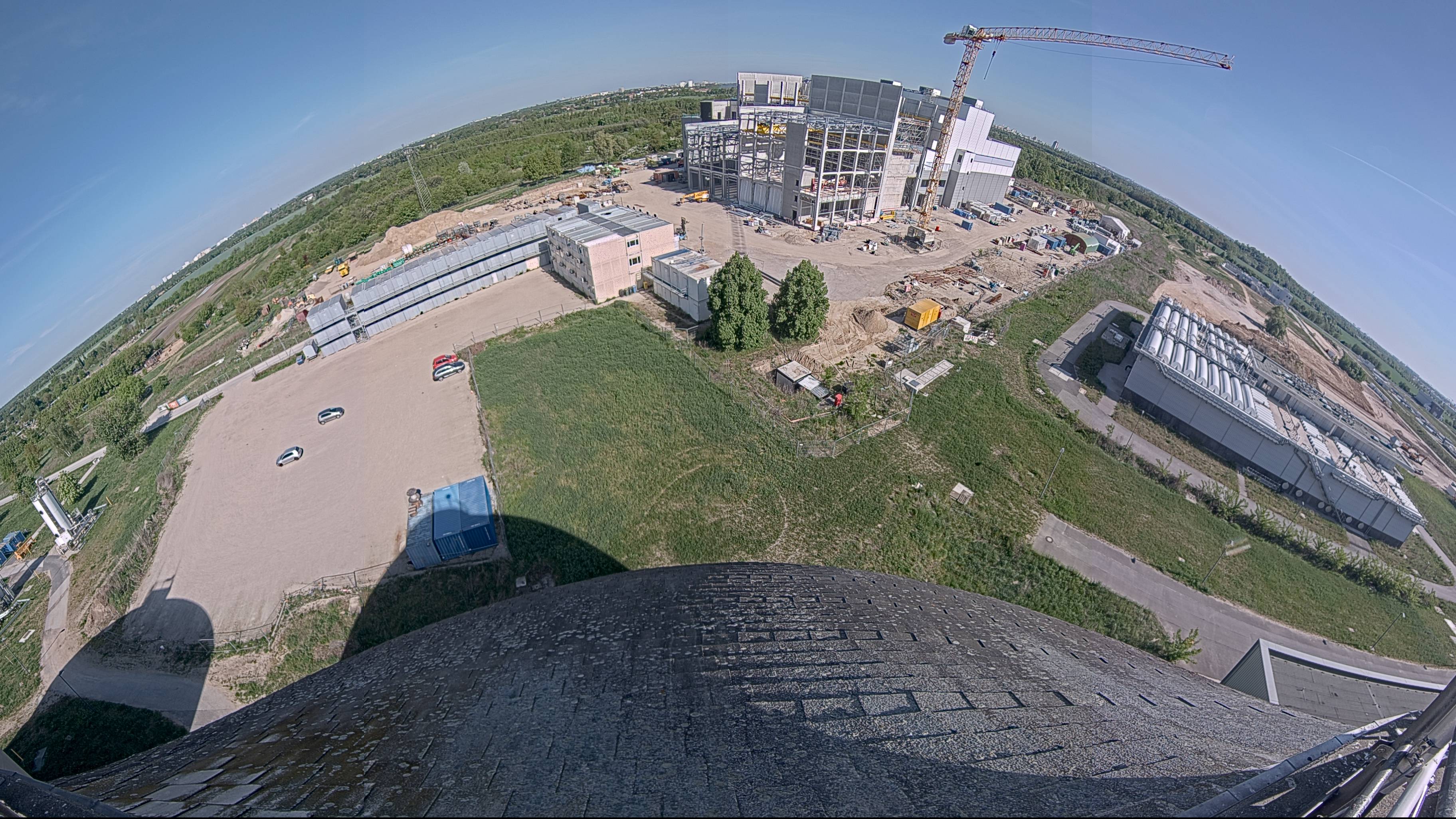 Baustellenkamera 3 auf dem Klärwerk Waßmannsdorf